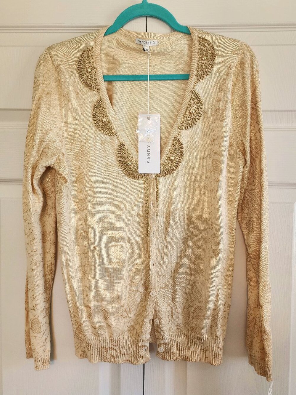 New Beige Cardigan ● 100% cotton